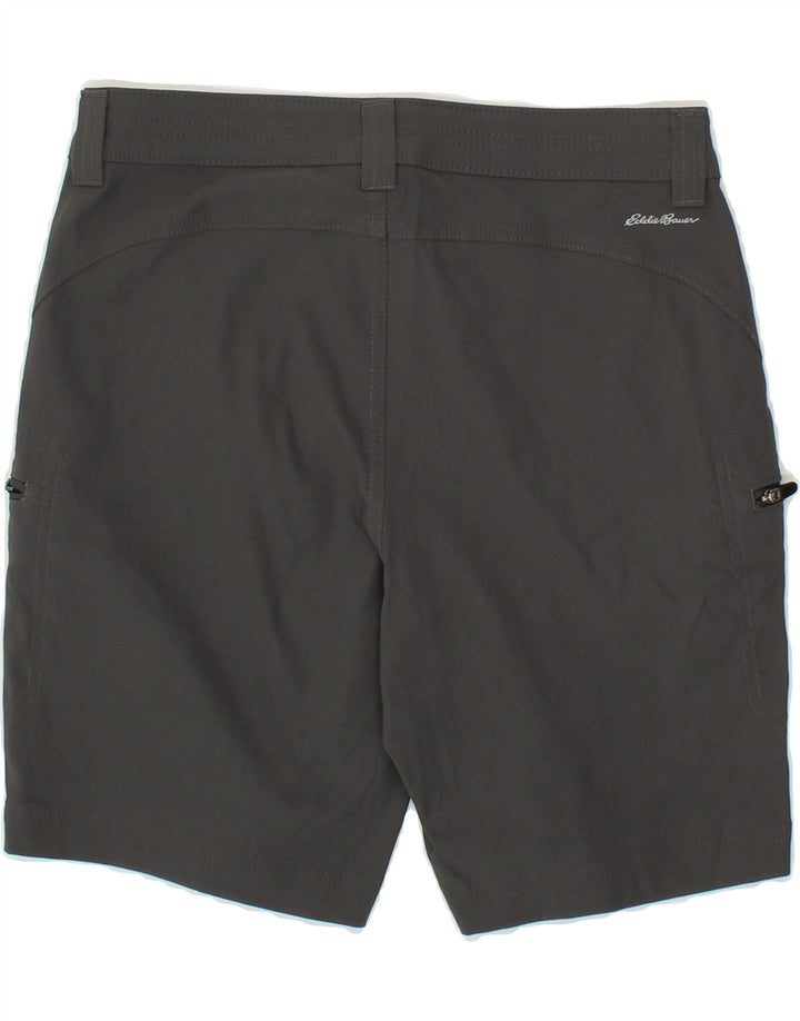 EDDIE BAUER Womens Cargo Shorts US 2 XS W28 Grey Nylon Vintage Eddie Bauer and Second-Hand Eddie Bauer from Messina Hembry 