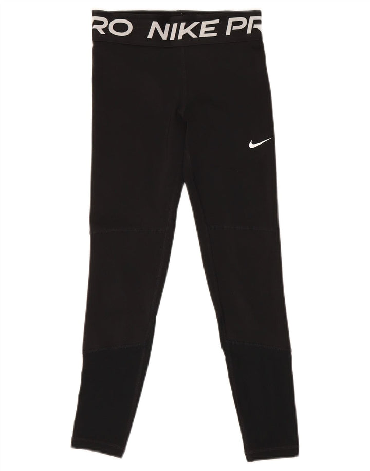 Nike Legging Dri Fit Graphic Fille 9-10 ans Petit Noir Polyester
