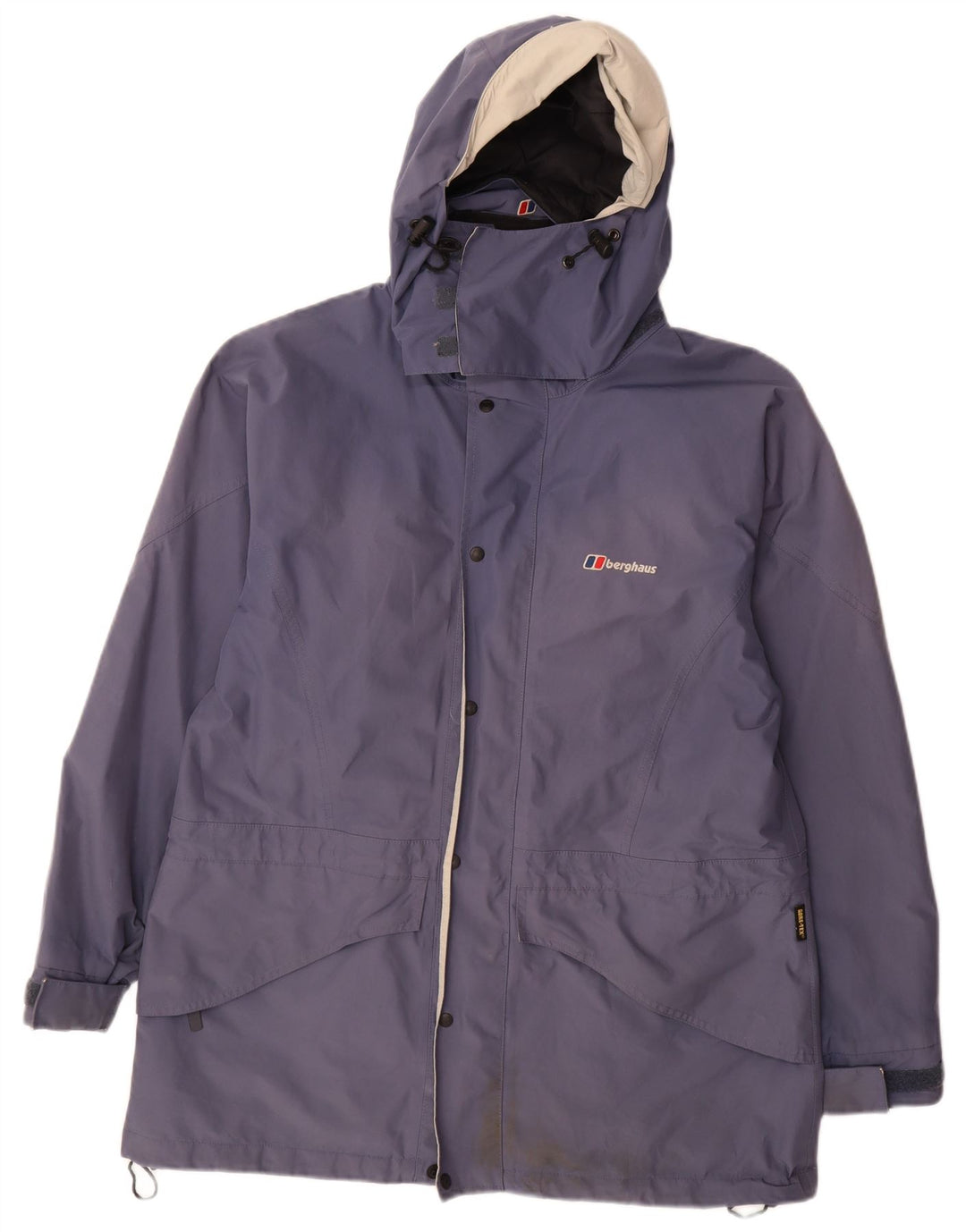BERGHAUS Manteau coupe-vent à capuche pour garçon 15-16 ans Nylon bleu marine