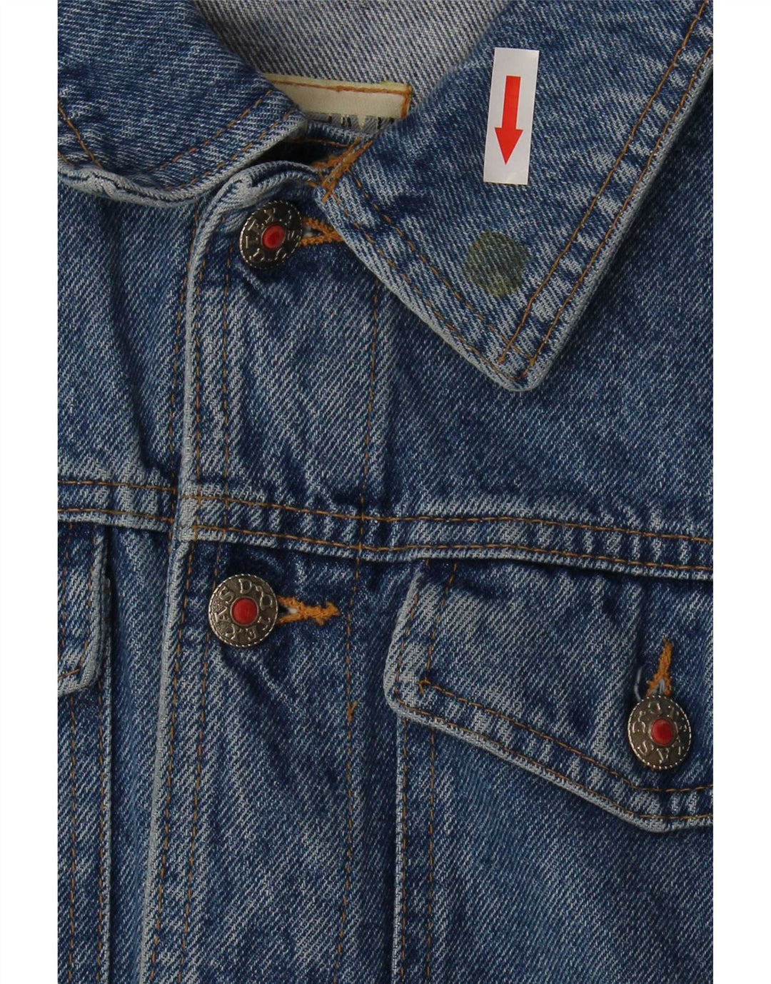 Fly Time Veste en jean courte à manches courtes pour femme IT 42 Bleu moyen Coton