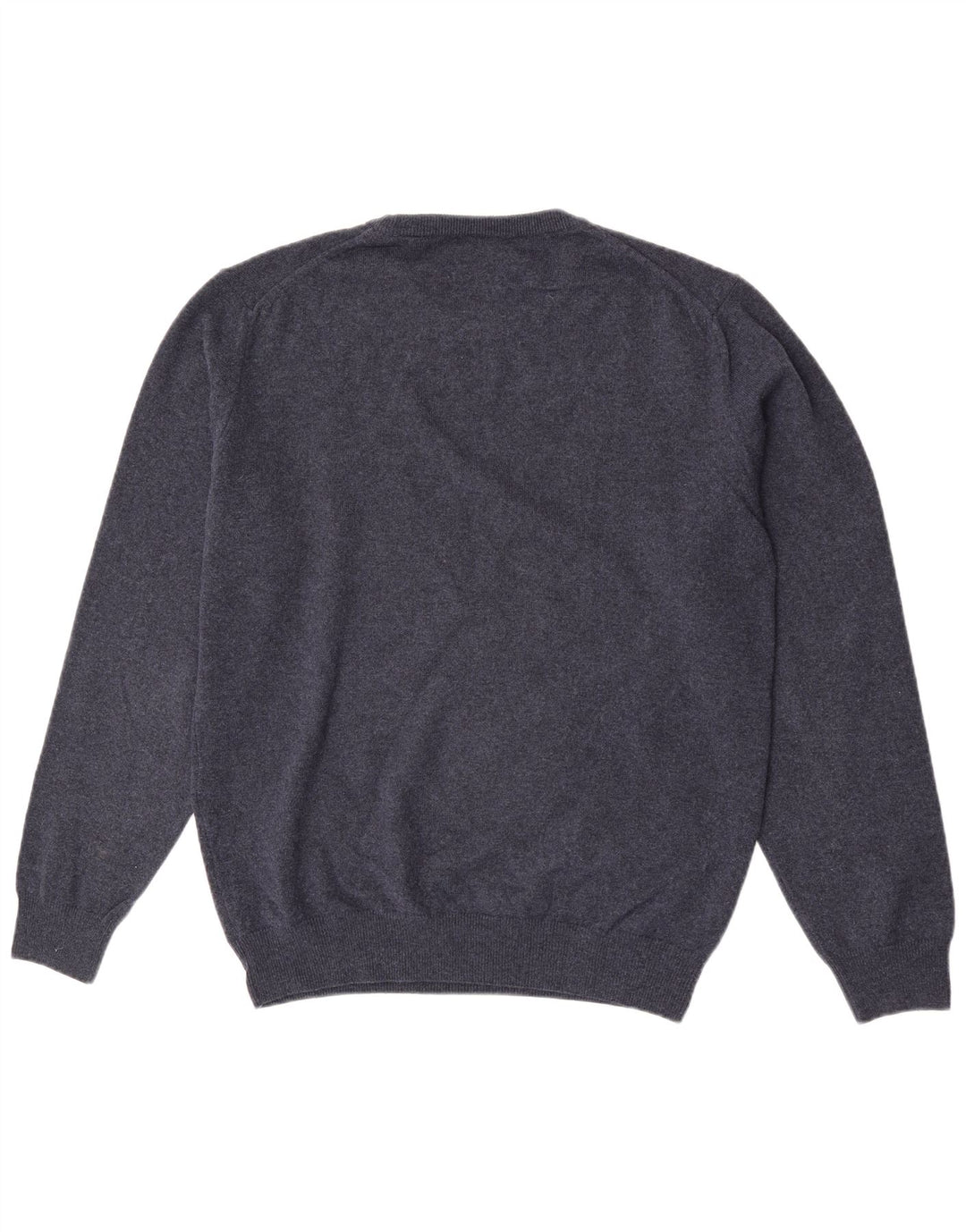 Gant Pull ras du cou pour homme en laine d'agneau bleu marine Taille L