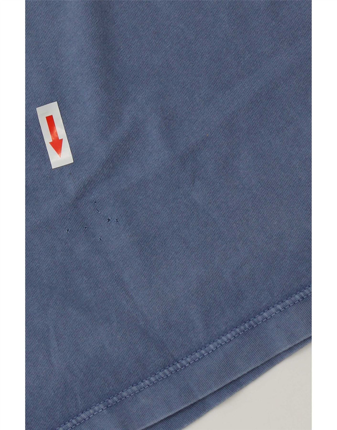 Timberland T-Shirt Regular Fit Homme Bleu Moyen Coton