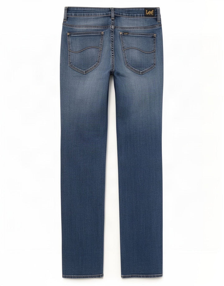 Lee Jeans Bootcut pour femme US 13 Large W32 L33 Bleu Coton