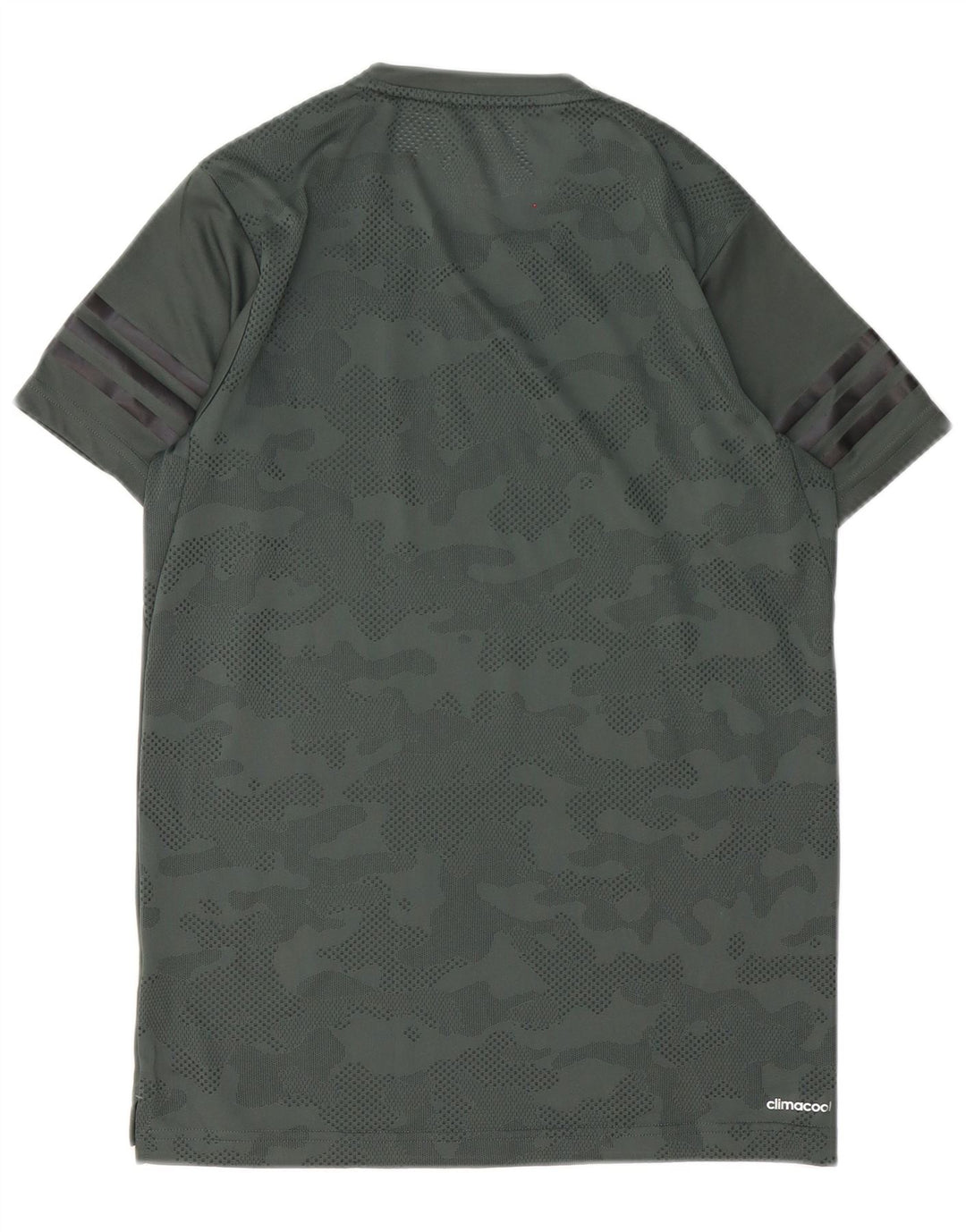 Adidas Hommes Climacool T-Shirt Top XS Vert Camouflage Polyester
