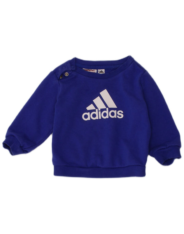 ADIDAS Survêtement complet graphique bébé garçon 3-6 mois bleu coton