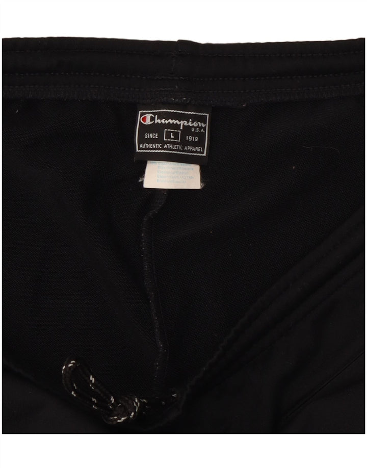 Champion Pantalon de survêtement pour femme UK 14 Large Noir Polyester