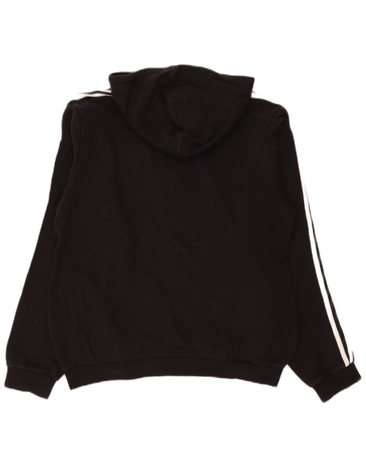 Adidas Pull à capuche pour homme en coton noir moyen