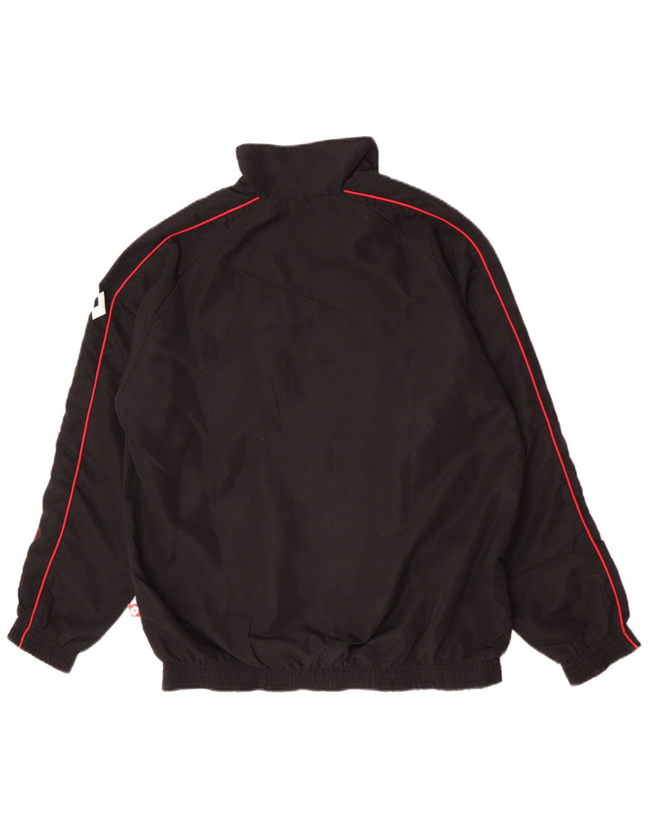 Lotto Veste de survêtement pour homme XL Noir Polyester Sports