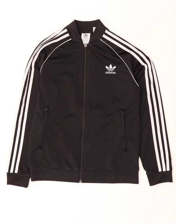 Veste de survêtement Adidas Garçon 12-13 ans Noir Polyester
