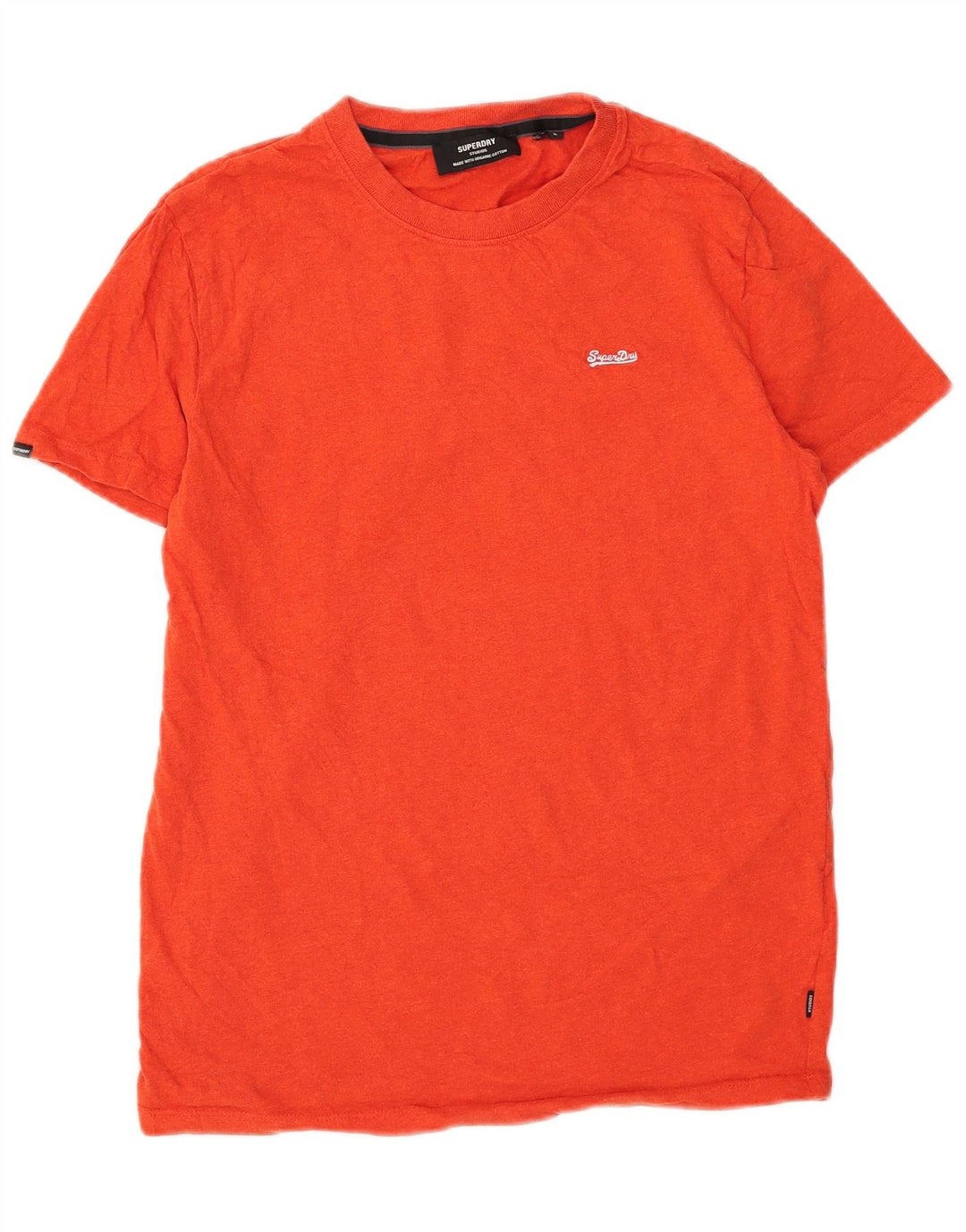 Superdry Homme T-Shirt Top Petit Rouge Coton