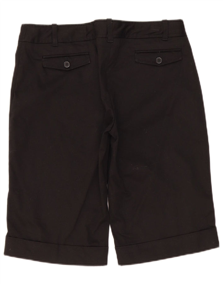 Oasis Short décontracté pour femme UK 12 Medium W34 Noir Coton