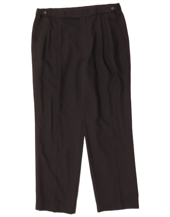 Marks & Spencer Pantalon de costume pour homme W36 L31 Laine noire