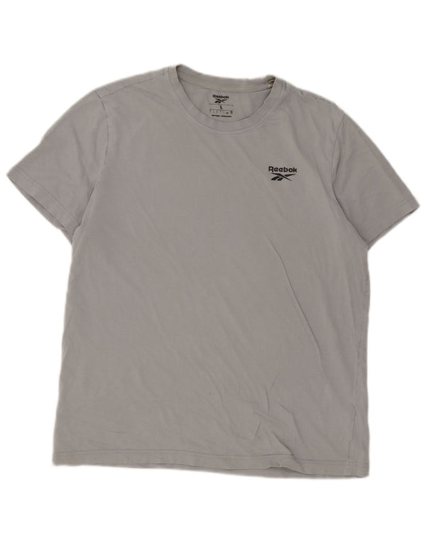 Reebok T-Shirt Homme Haut Large Gris