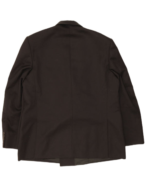 Angelico Veste Blazer Croisée Homme IT 58 4XL Laine Noire