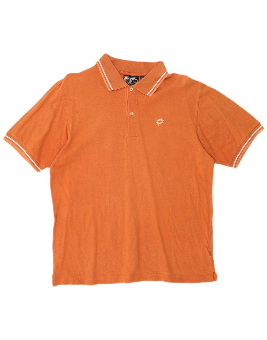 Lotto Polo Homme XL Orange Coton