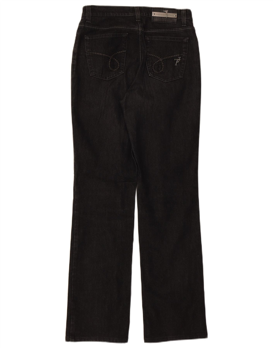 Trussardi Jean Bootcut Femme W28 L31 Coton Noir