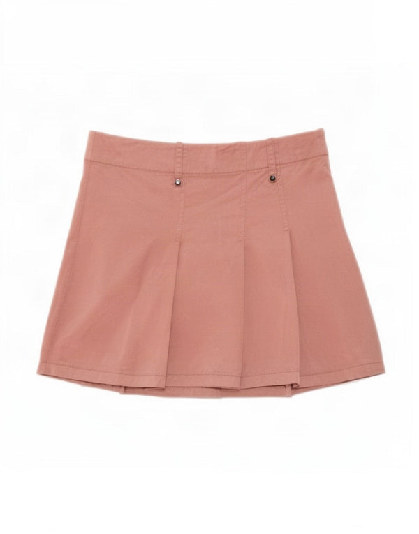 Zara Femme Trafaluc Mini Jupe Plissée EU 34 2XS W24 Coton Rose