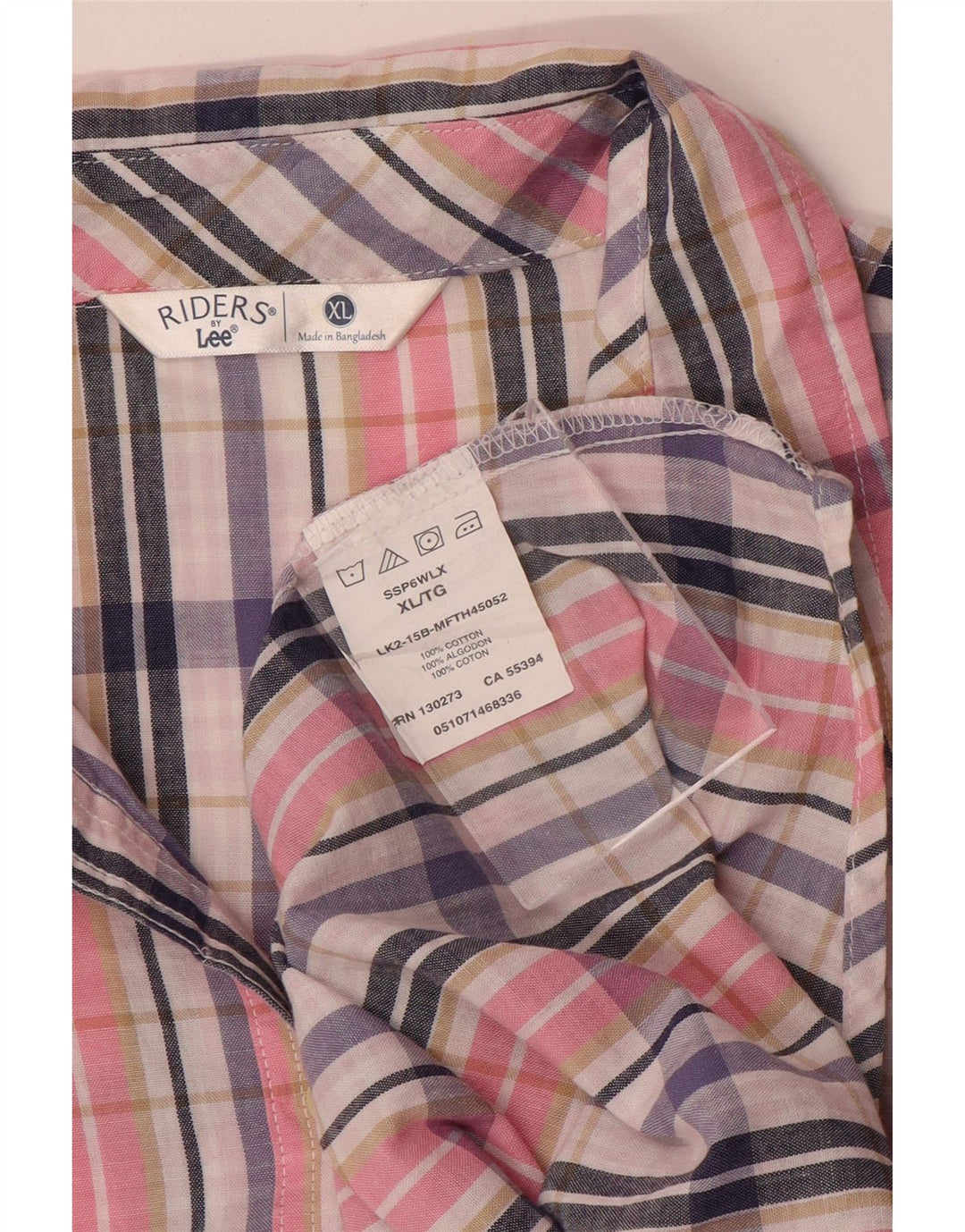 LEE Chemise surdimensionnée Riders pour femme UK 18 XL Carreaux multicolores