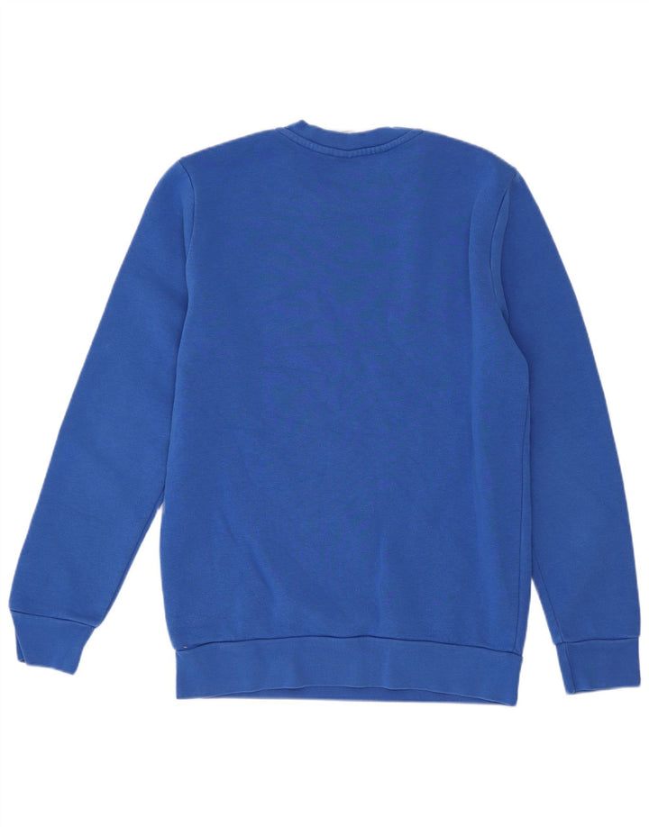 Adidas Sweat-Shirt Garçon 12-13 Ans Bleu Coton