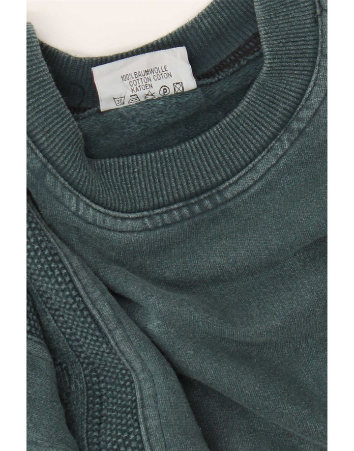 vintage Homme Sweatshirt Jumper XL Coton Bleu