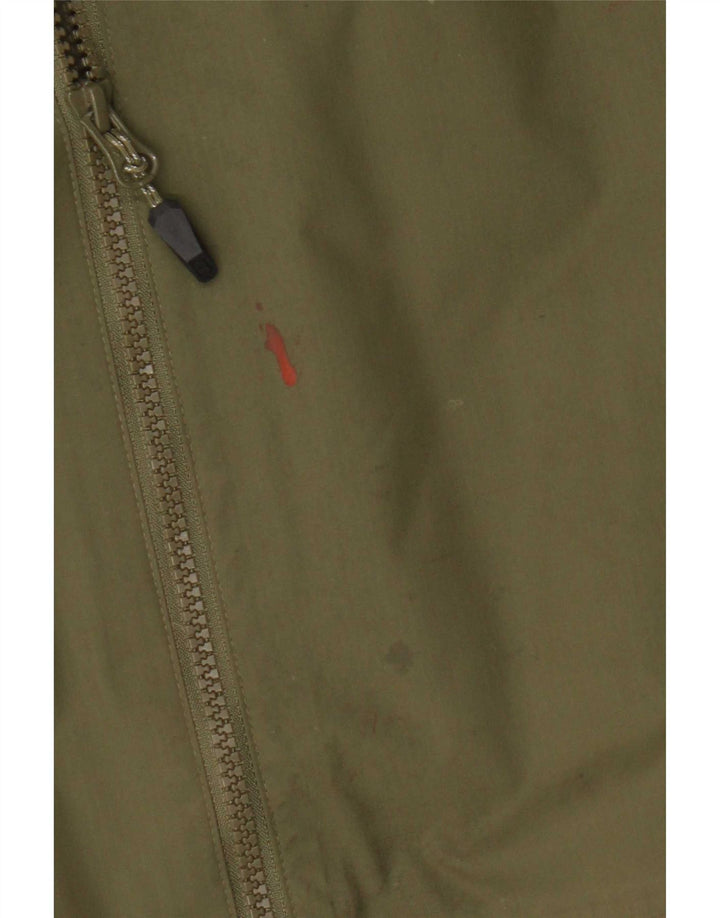 Berghaus Veste de pluie à capuche pour homme UK 42 XL Kaki Polyamide