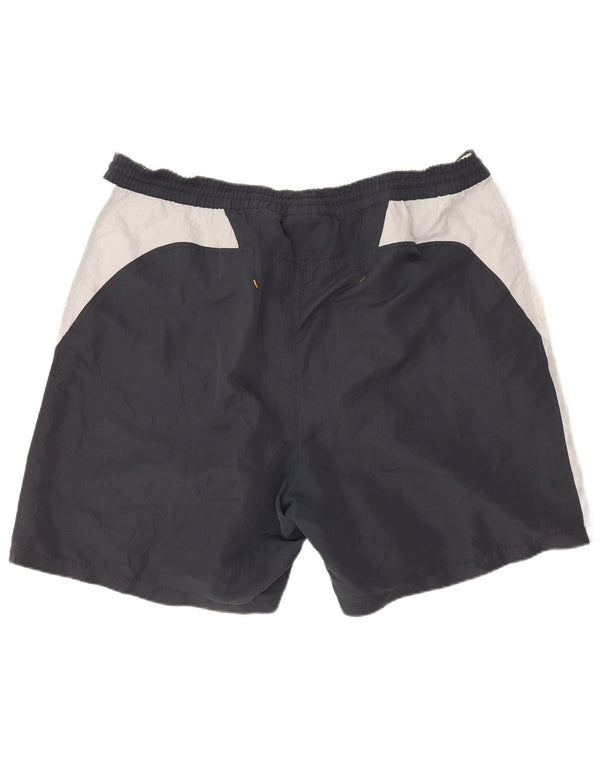 Lotto Short de sport pour homme en polyester color block Bleu marine Taille L