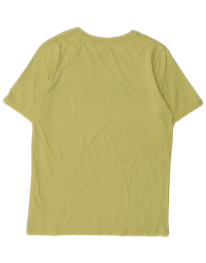 TIMBERLAND T-Shirt Graphique Garçon 13-14 ans Petit Vert Coton