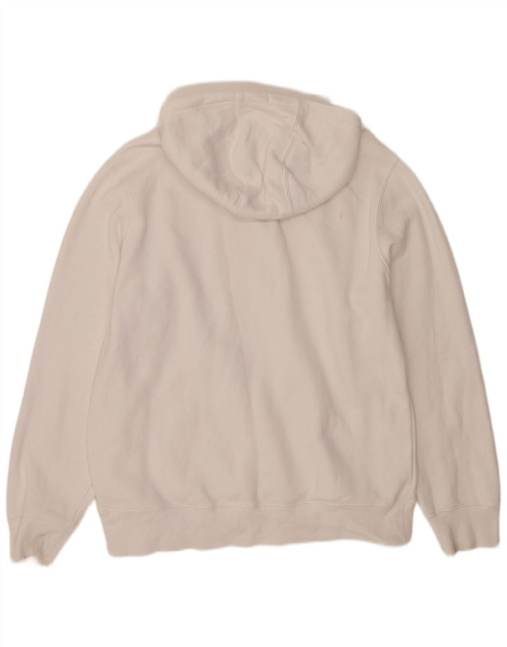 Champion Pull à capuche pour homme 2XL en coton blanc