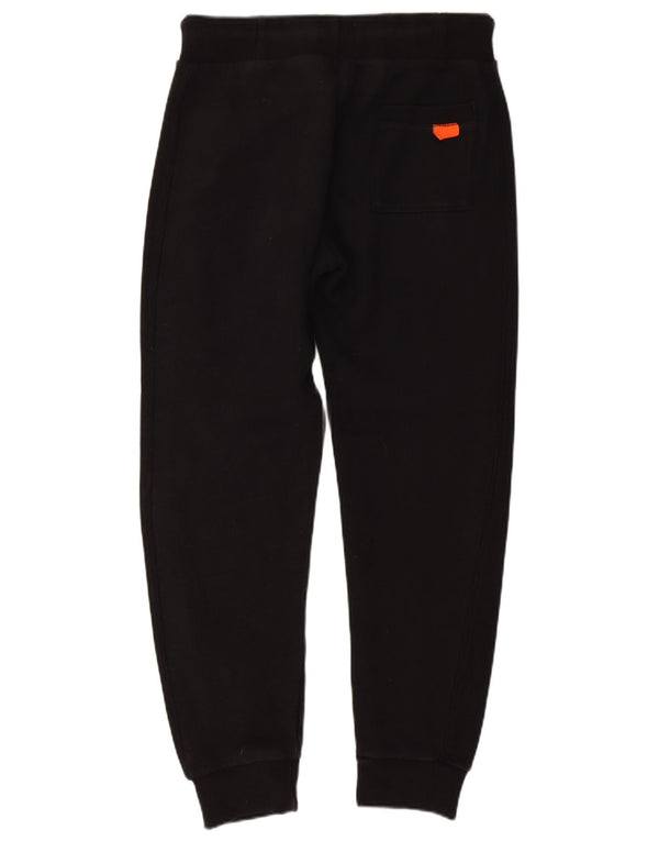 Superdry Pantalon De Survêtement Joggers Small Noir Coton Homme