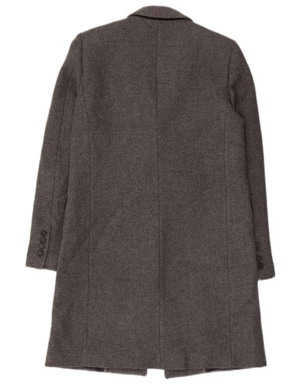 Zara Womens Manteco Pardessus UK 10 Petit Gris