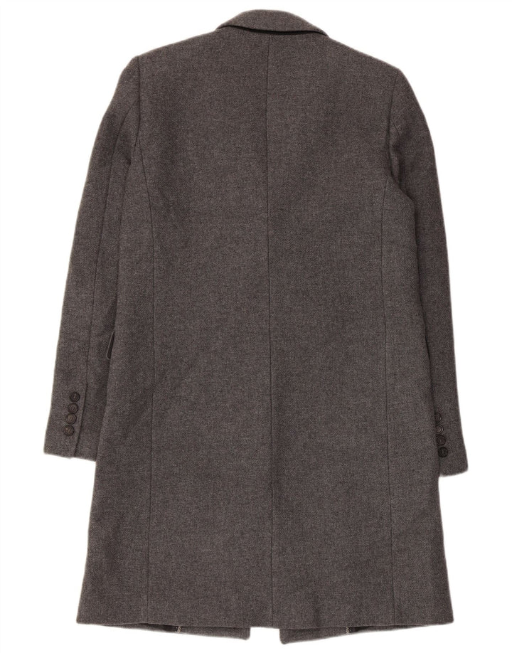 Zara Womens Manteco Pardessus UK 10 Petit Gris