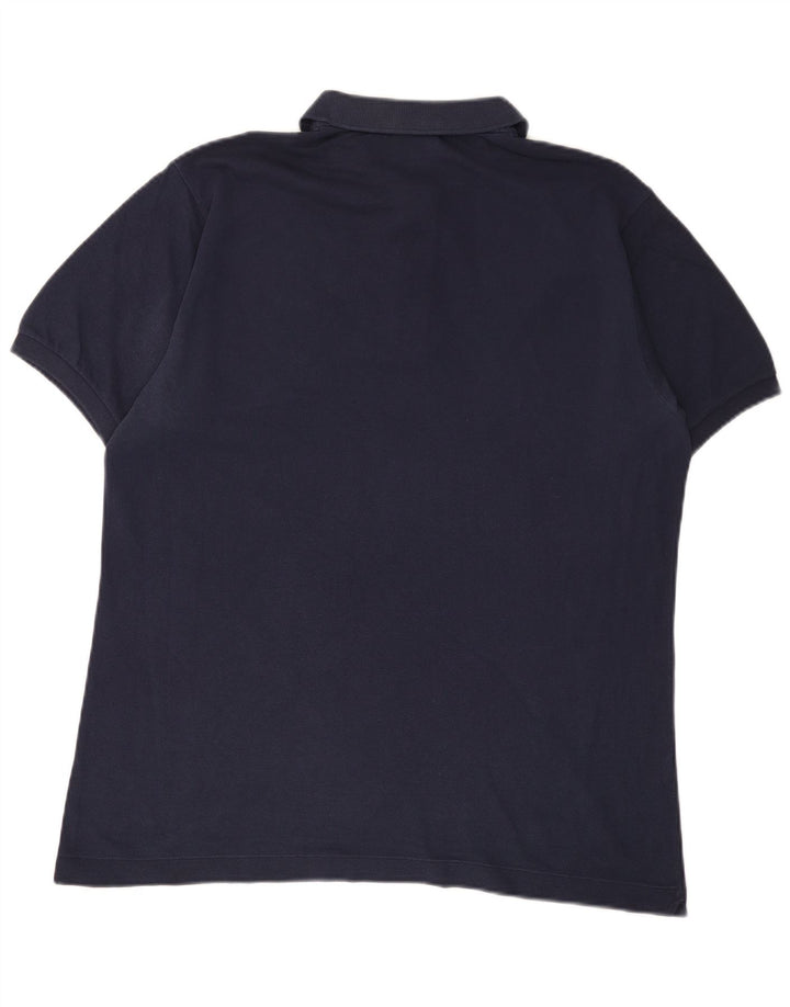 LACOSTE Polo Homme Taille 5 Grand Coton Bleu Marine