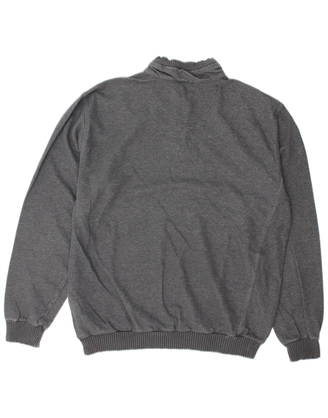 Champion Sweat-shirt à col zippé pour homme XL Gris Coton