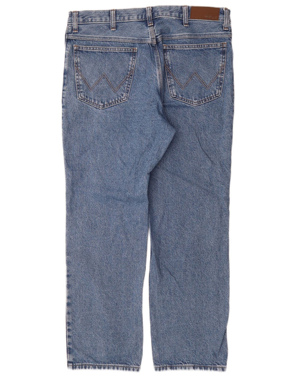 Wrangler Jean droit homme W36 L30 bleu coton