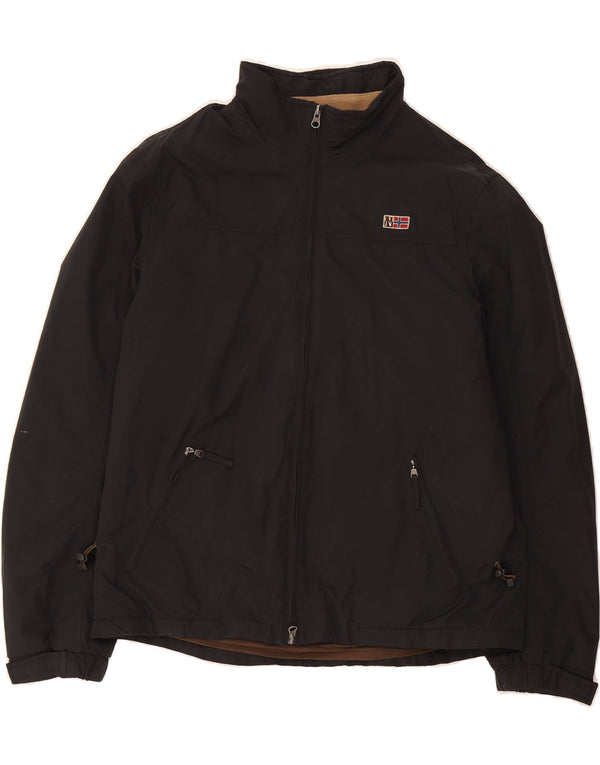 NAPAPIJRI Veste coupe-vent homme UK 42 XL Noir Polyamide