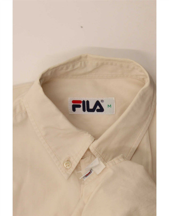 Fila Chemise à Manches Courtes Homme Beige Moyen