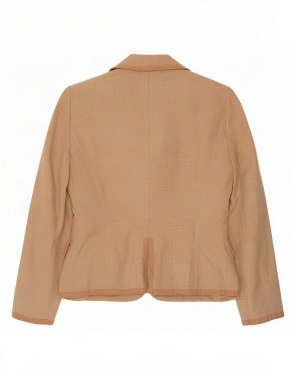 Max & Co. Veste Blazer 3 Boutons pour Femme UK 8 Petit Lin Rose
