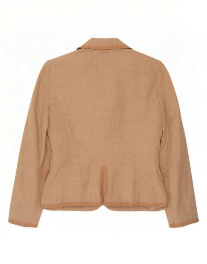 Max & Co. Veste Blazer 3 Boutons pour Femme UK 8 Petit Lin Rose