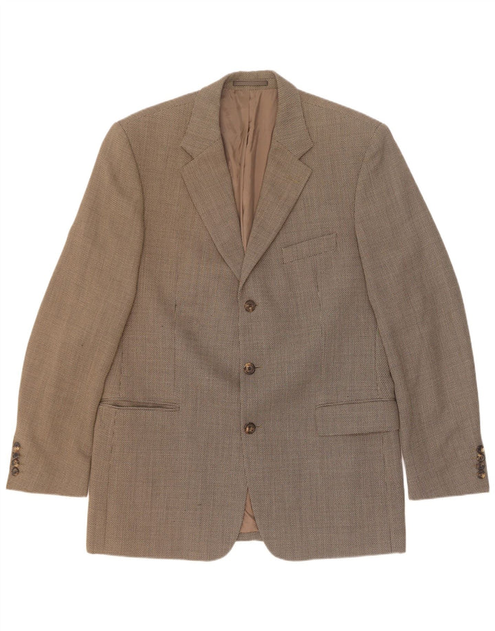 Hugo Boss Veste Blazer 3 Boutons Homme EU 54 2XL Gris Laine