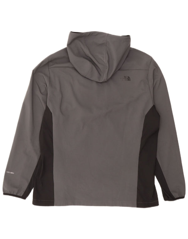 The North Face Veste de survêtement à capuche pour homme XL Gris Colorblock