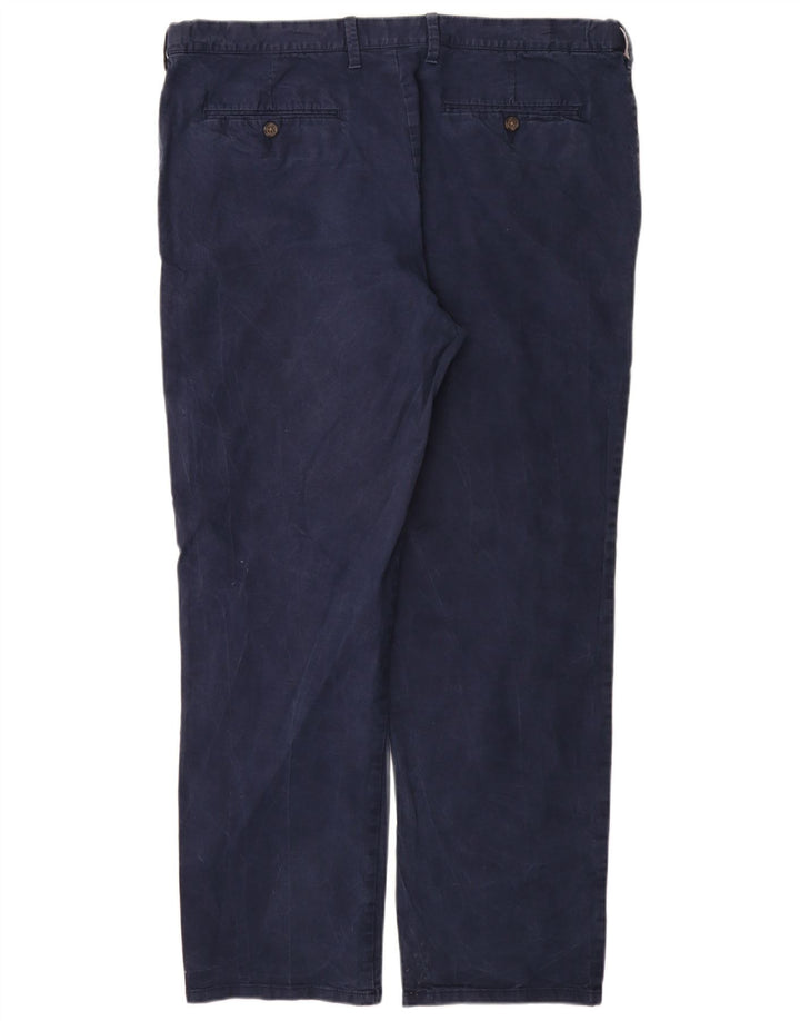 Marks & Spencer Pantalon Chino Droit Regular Homme W40 L33 Bleu Marine