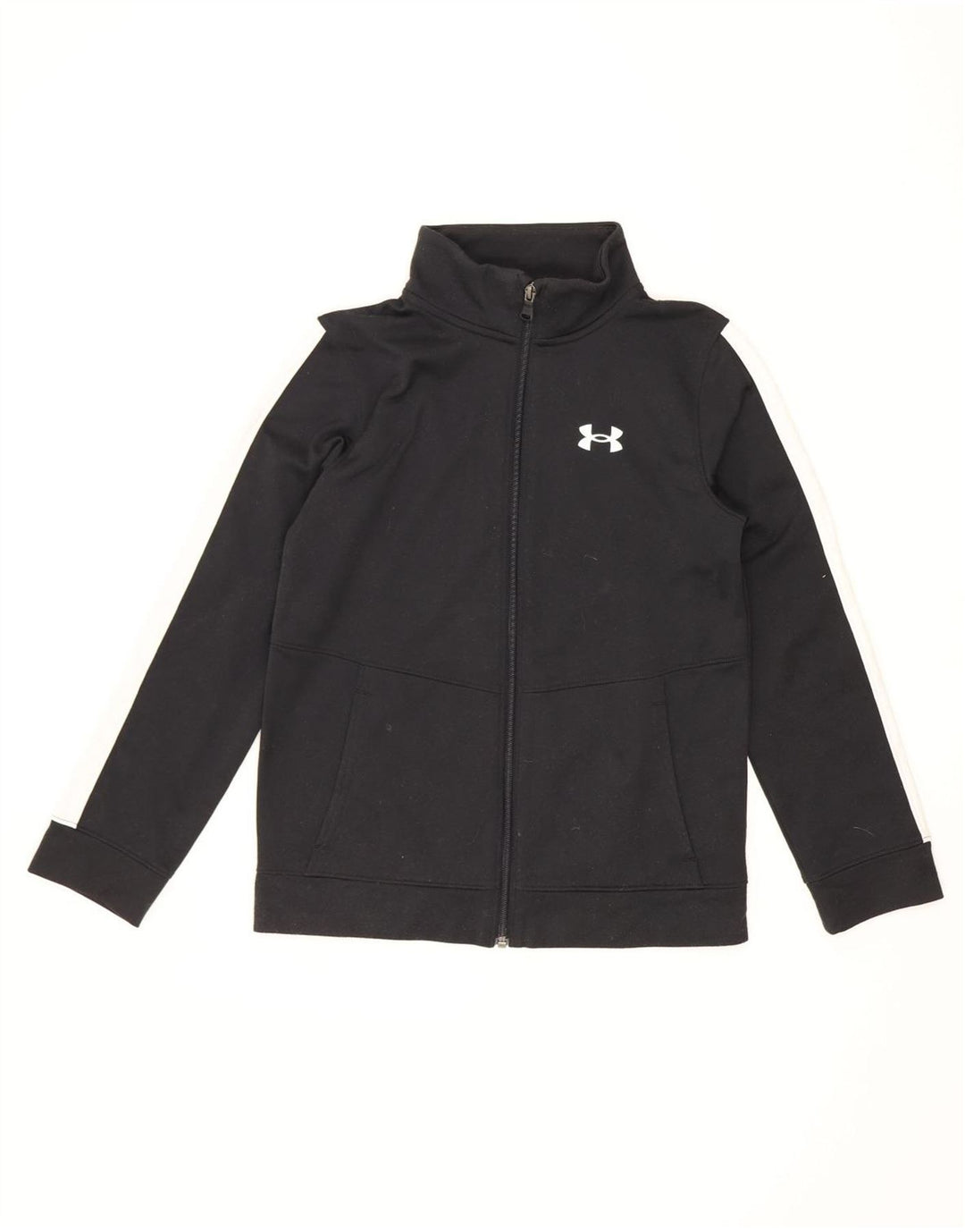 Under Armour Veste de survêtement pour garçon 9-10 ans Noir moyen colour block