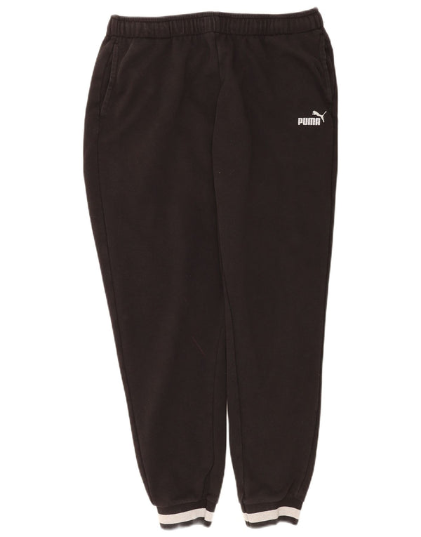 Puma Pantalon de survêtement pour femme Joggers UK 16 Large Noir Colourblock