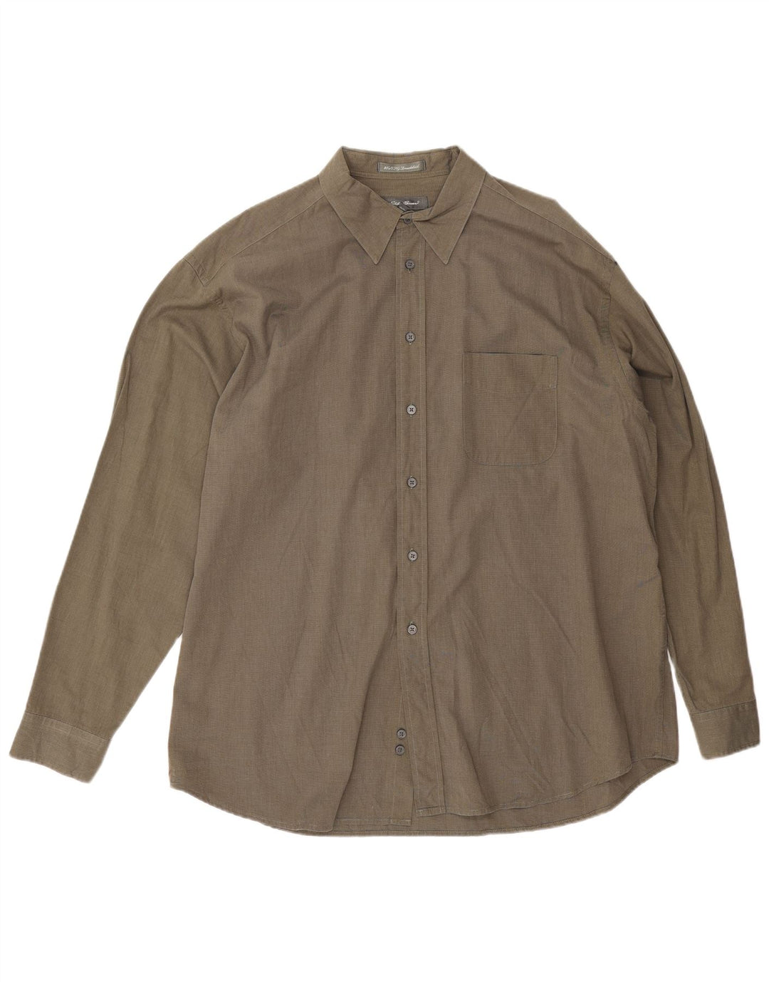 Eddie Bauer Chemise Homme XL Kaki Coton