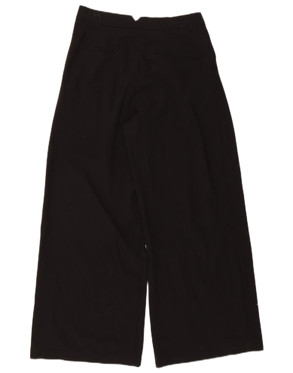 Zara Pantalon décontracté taille haute pour femme Medium W28 L29 Noir