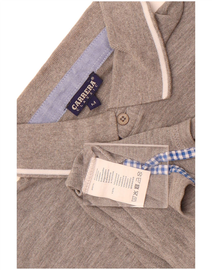Carrera Polo Classique Homme Gris Moyen Coton