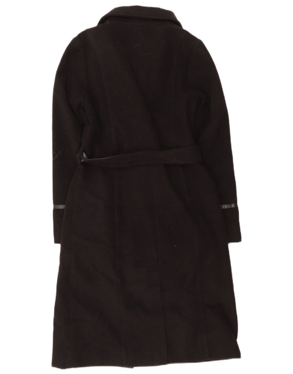 Oasis Manteau Femme UK 10 Petit Noir Polyester