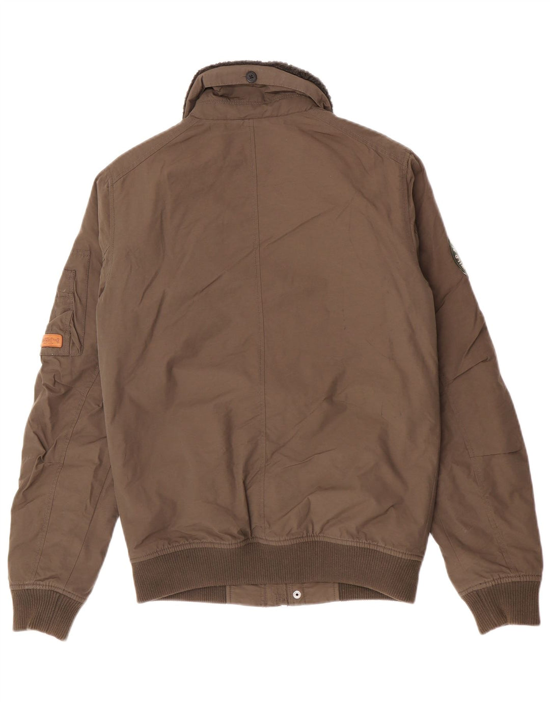 Jack & Jones Veste Bomber Homme UK 34 XS Kaki Coton