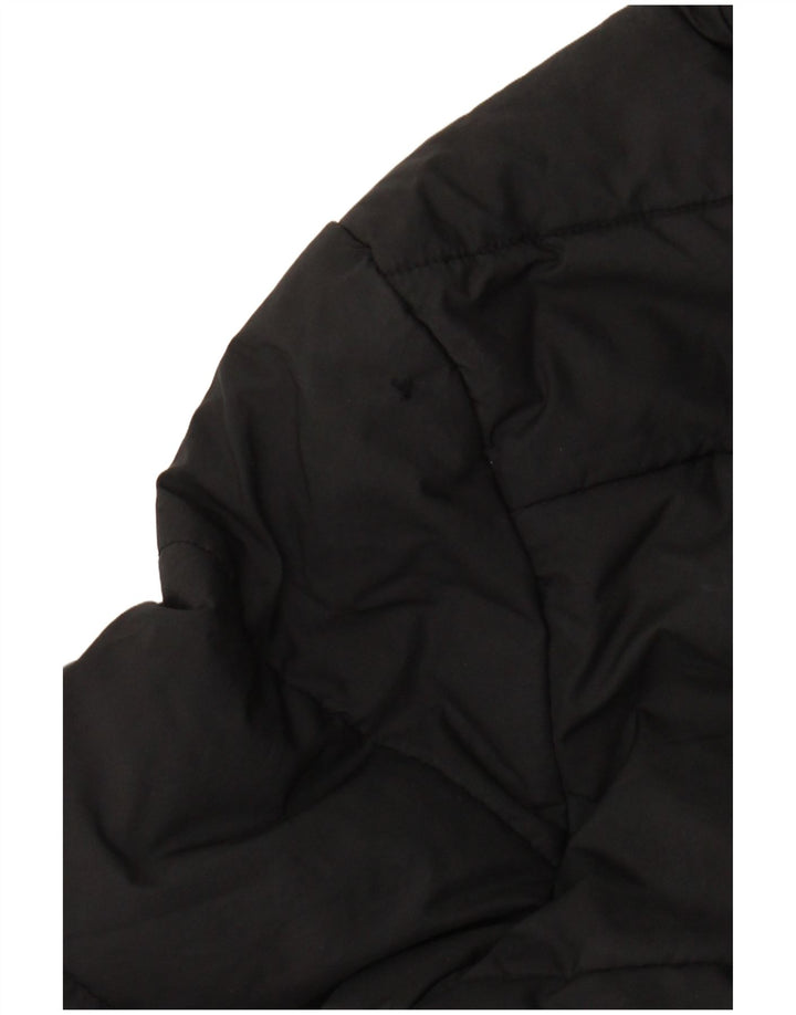 Veste matelassée à capuche Adidas Garçon 11-12 ans Noir Polyester