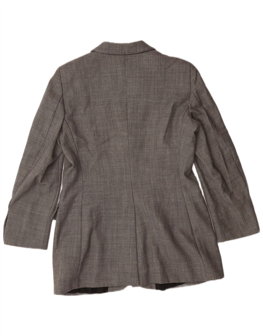 MOSCHINO Veste Blazer Pas Cher et Chic pour Femme UK 14 Grand Gris Classique